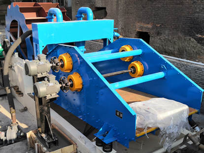 sand washer with dewatering screen