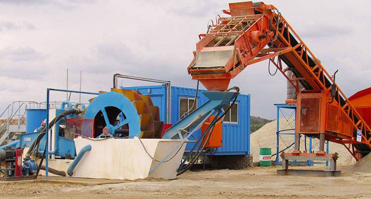 Sand washing & recycling machine
