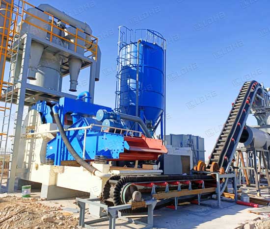 sand-dewatering-machine-process