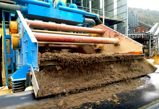 sand-vibrating-screen